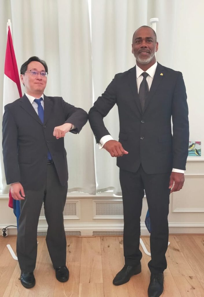 Courtesy visit Japan to the Honourable Minister Plenipotentiary, Mr. René Violenus